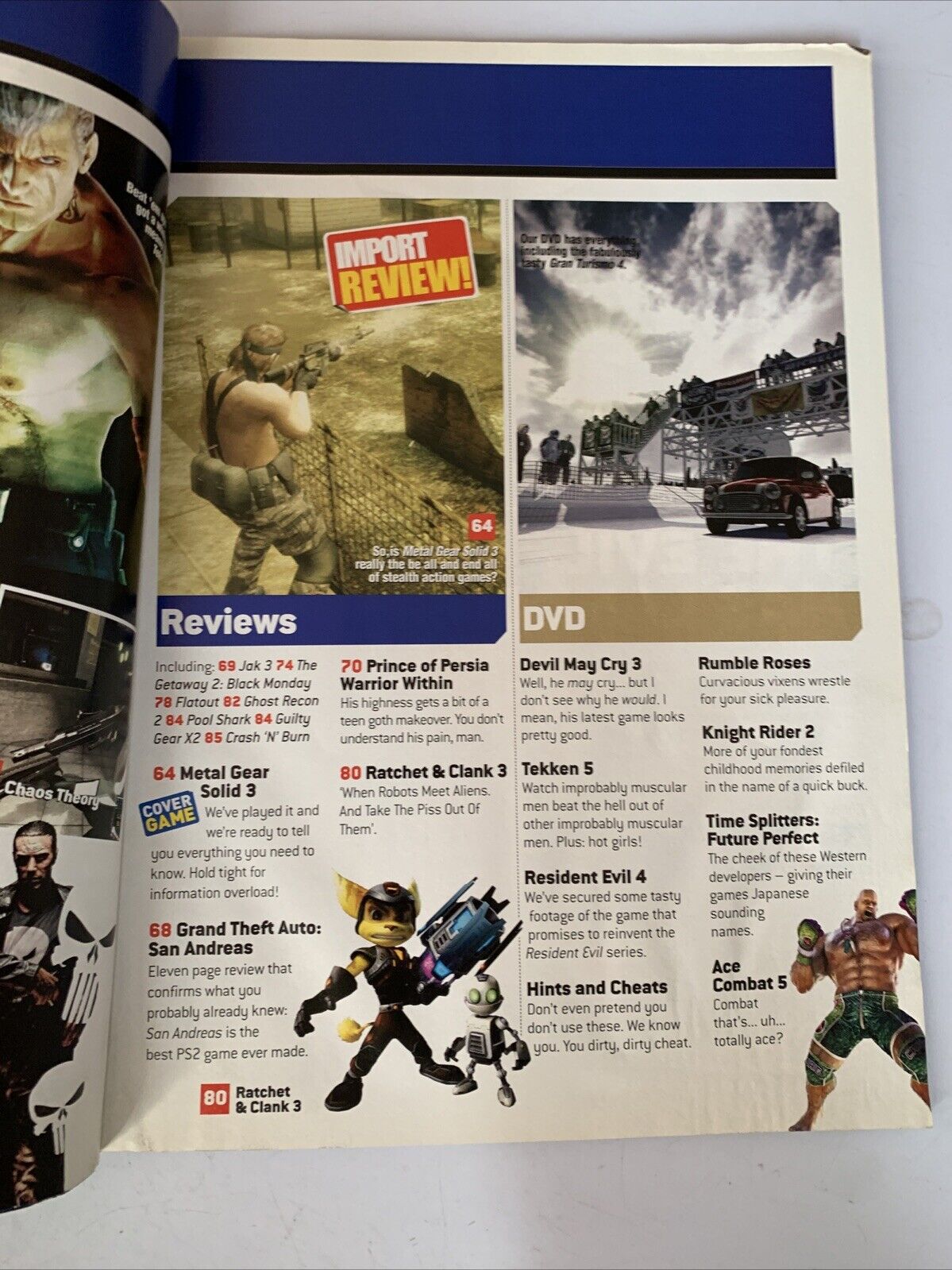 PlayStation 2 PSW Magazine Issue 27 2004 Metal Gear Solid 3 Splinter Cell
