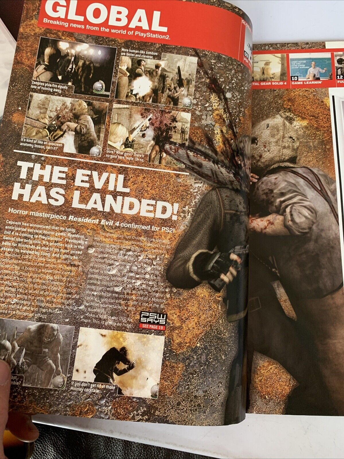 PlayStation 2 PSW Magazine Issue 27 2004 Metal Gear Solid 3 Splinter Cell