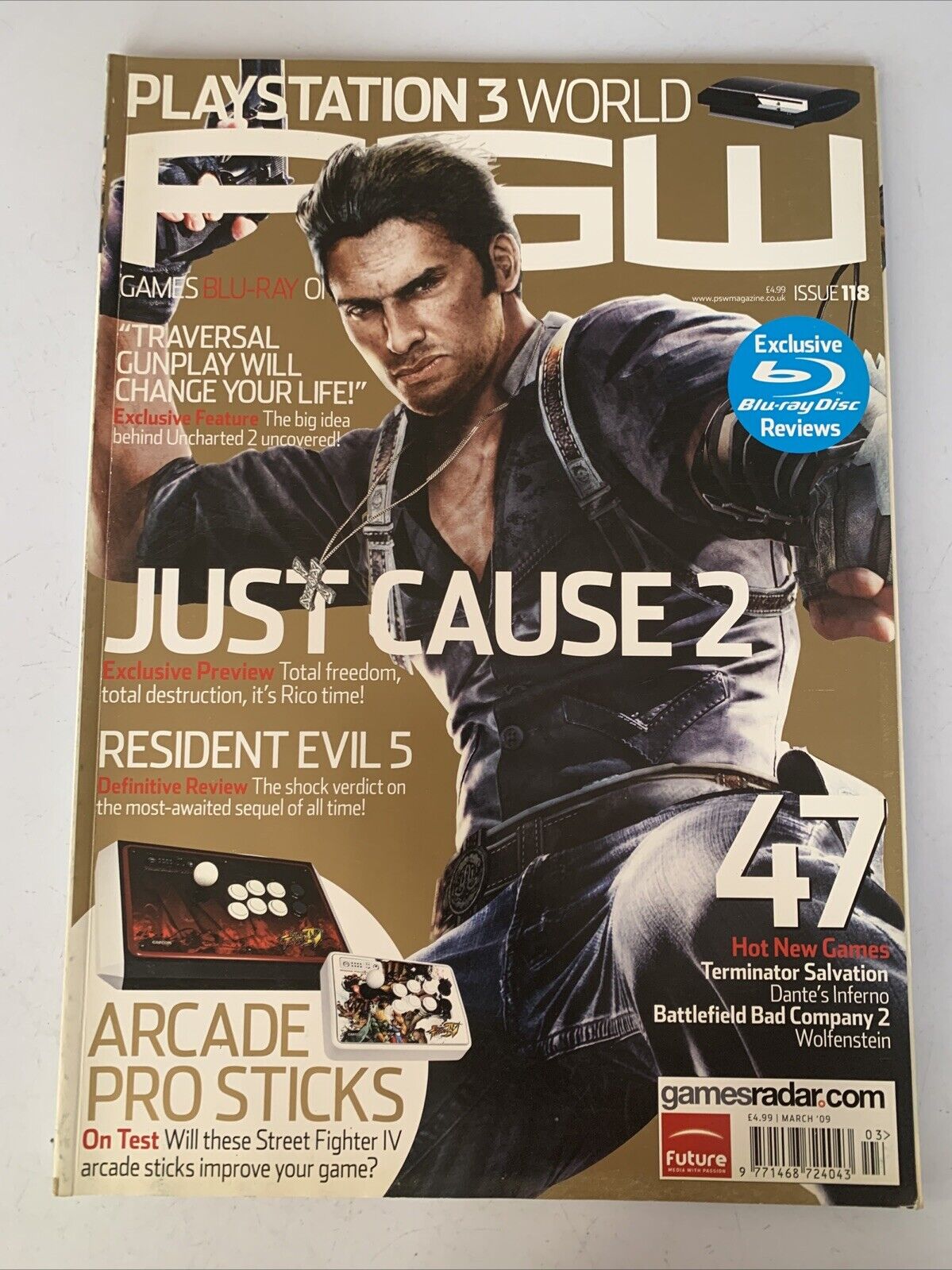 PlayStation 3 World  PSW Magazine Issue 118 2006 Resident Evil 5 Just Cause 2