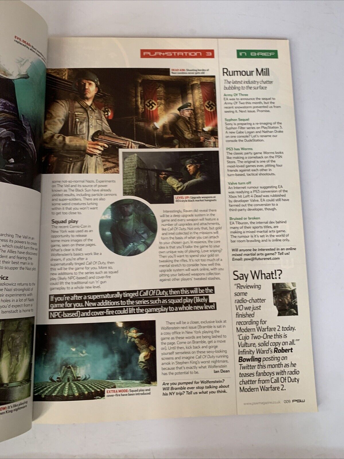 PlayStation 3 World  PSW Magazine Issue 118 2006 Resident Evil 5 Just Cause 2