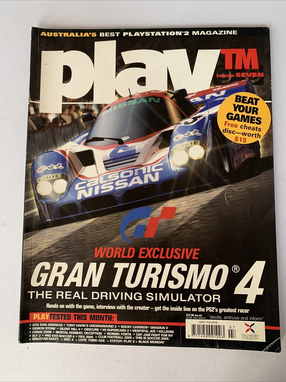 Play TM PlayStation 2 Magazine Issue 7 2004 Gran Turismo 4 GTA San Andreas