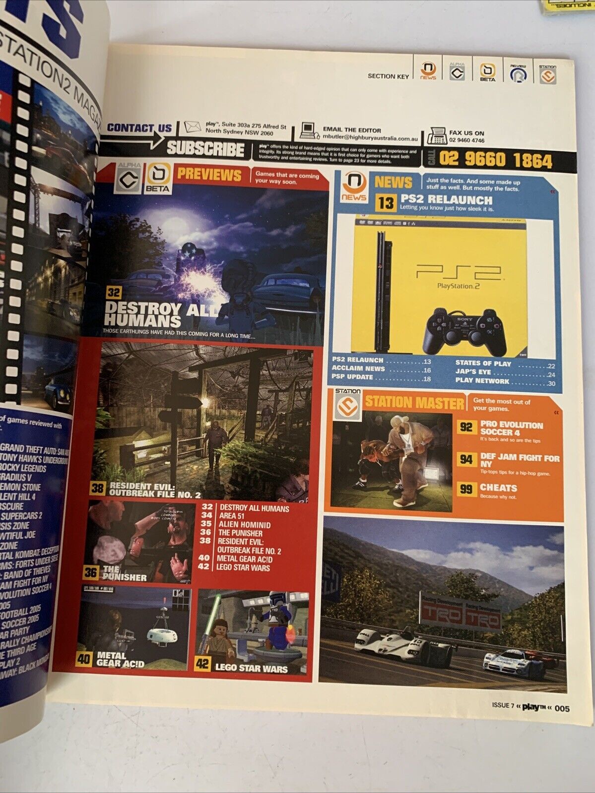 Play TM PlayStation 2 Magazine Issue 7 2004 Gran Turismo 4 GTA San Andreas