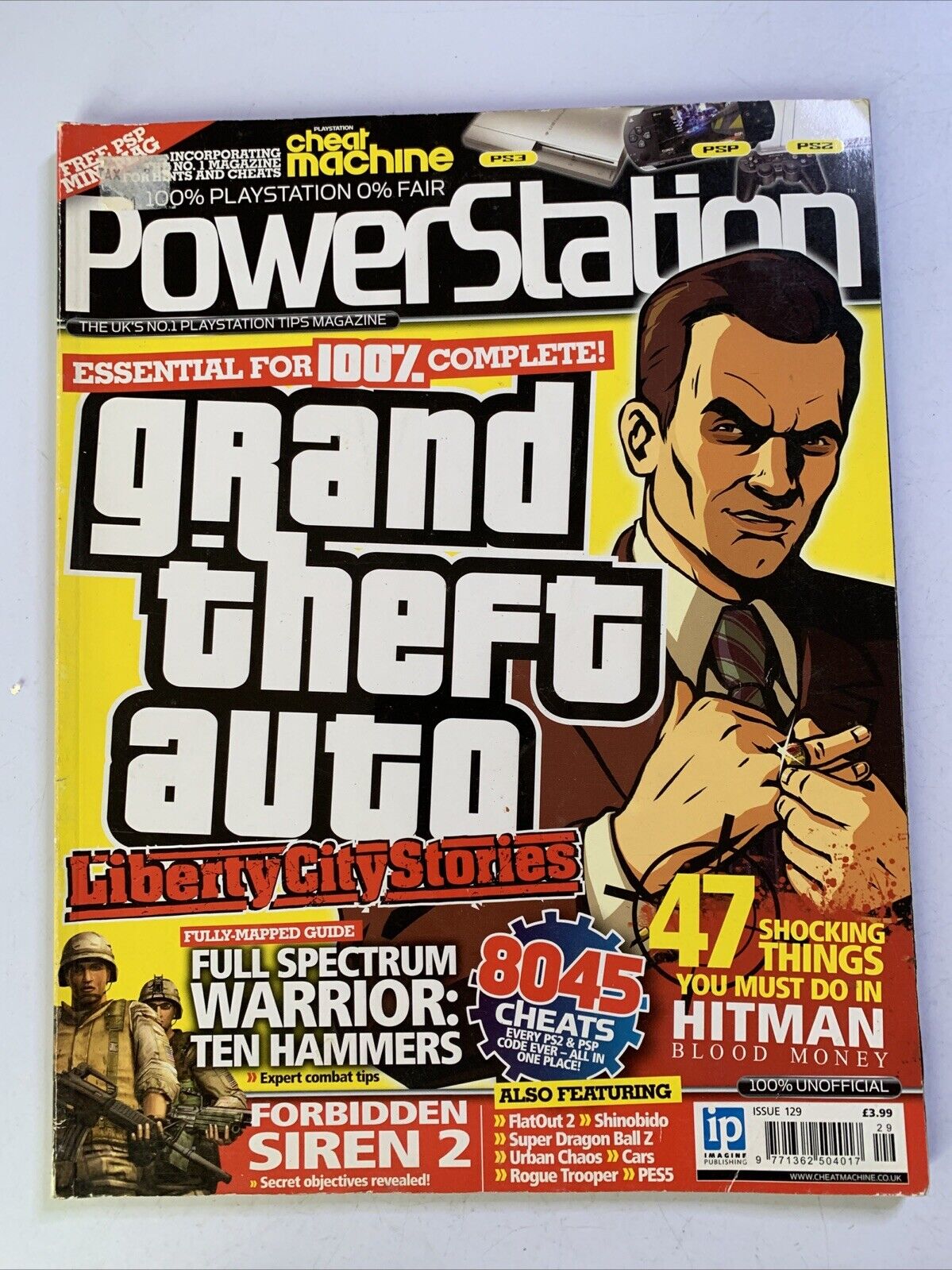 Power Station PlayStation Magazine Issue 129 2006 Grand Theft Autio Liberty