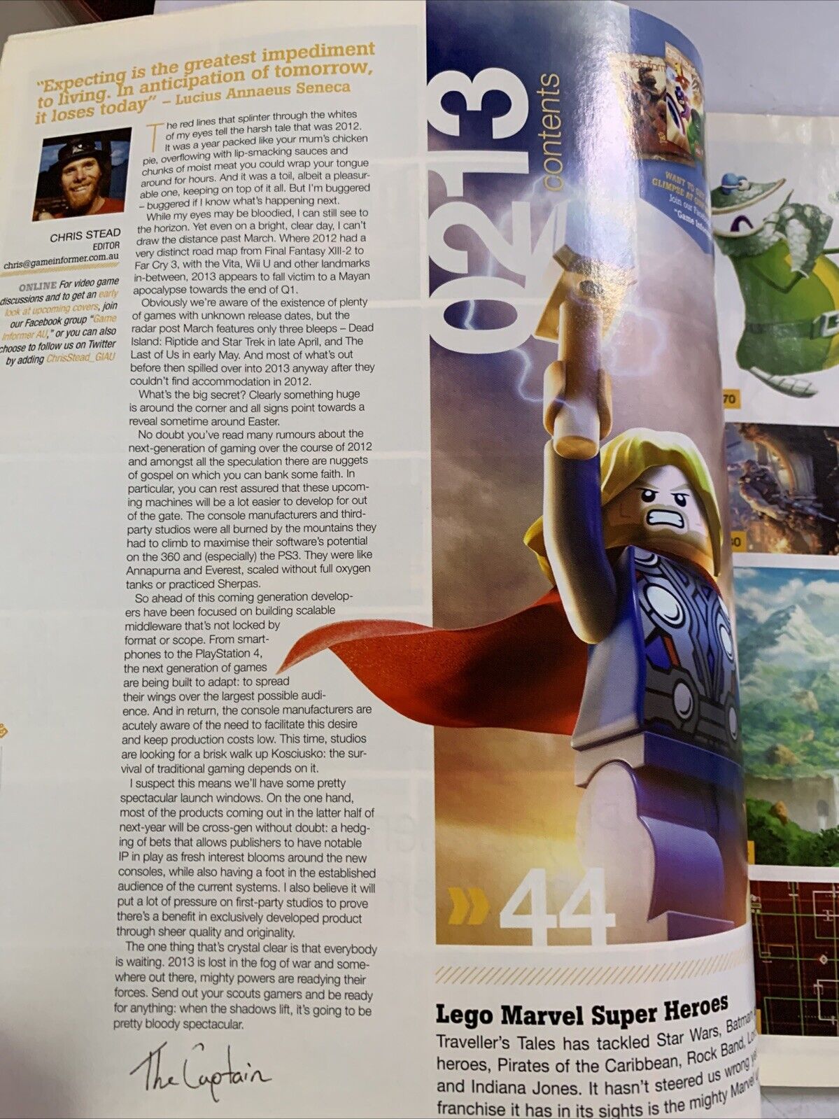 Game Informer Magazine 2013 Videogames LEGO Marvel Super Heroes Devil May Cry