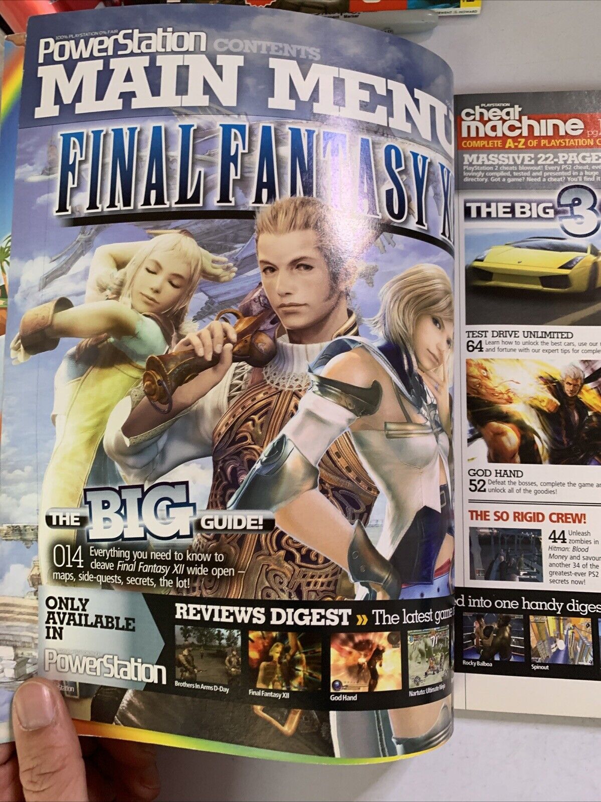 Power Station PlayStation Magazine Issue 137 2007 Final Fantasy XII Test Drive