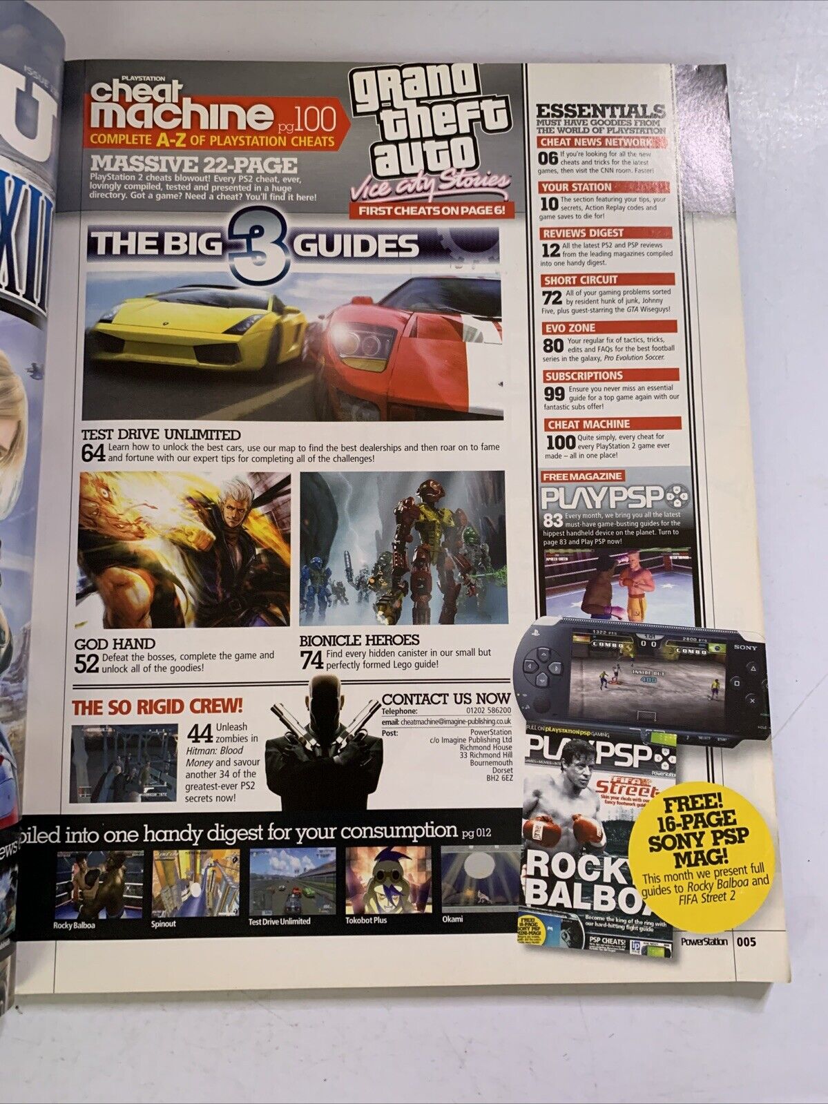 Power Station PlayStation Magazine Issue 137 2007 Final Fantasy XII Test Drive