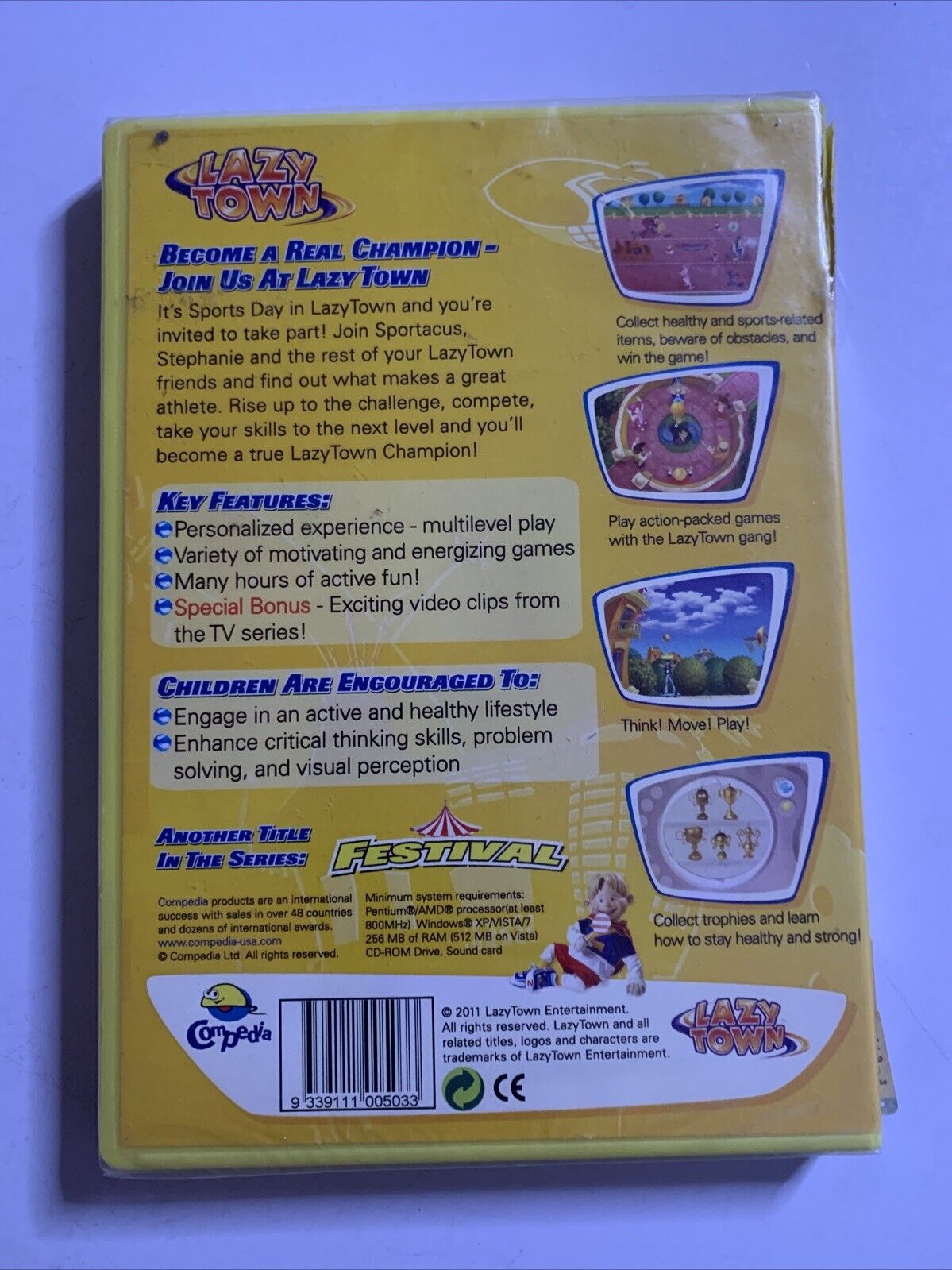 Lazy Town Champions PC Windows Game NEW Sealed