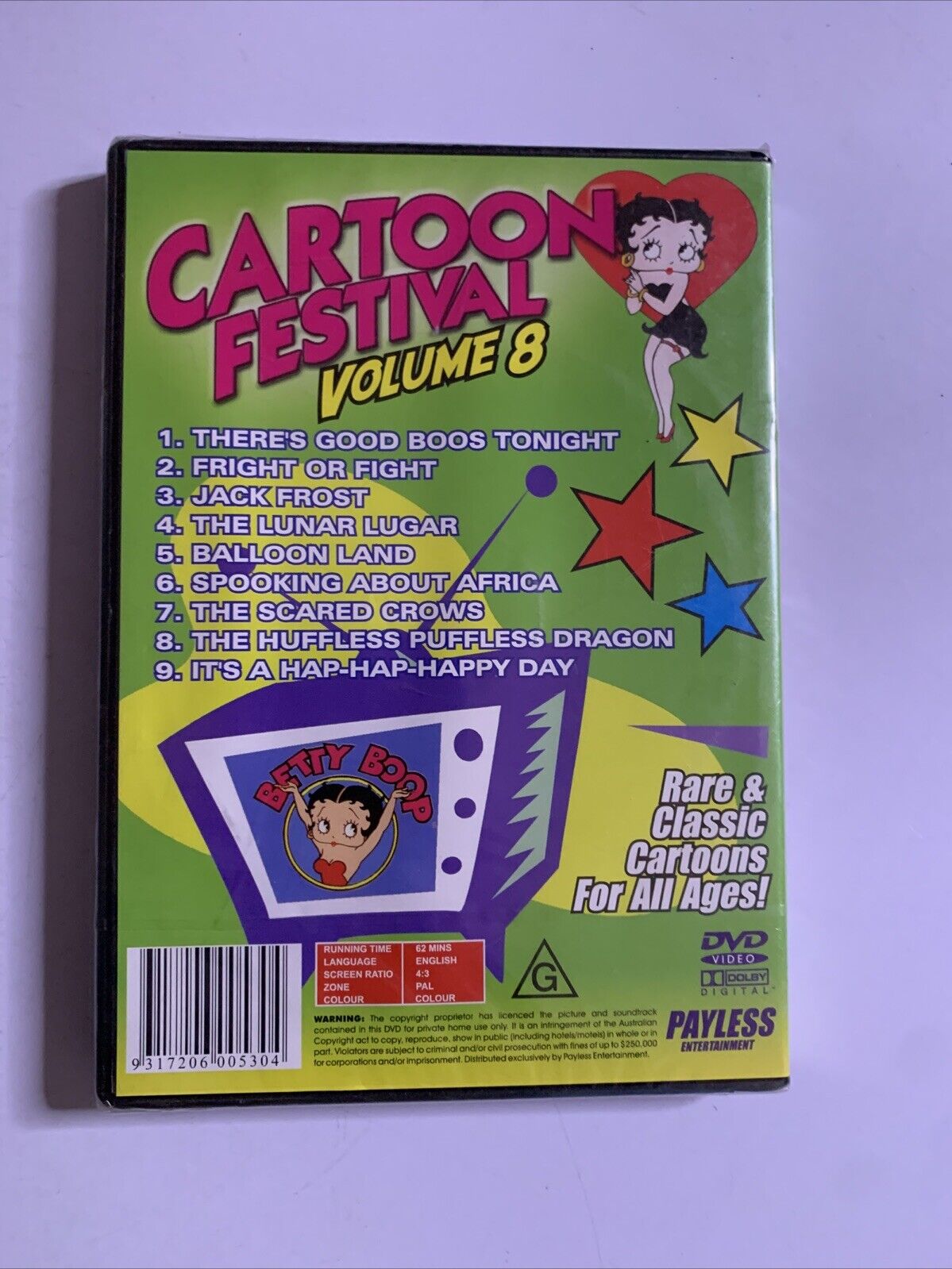 Cartoon Festival : Vol 8 (DVD) All Regions  NEW