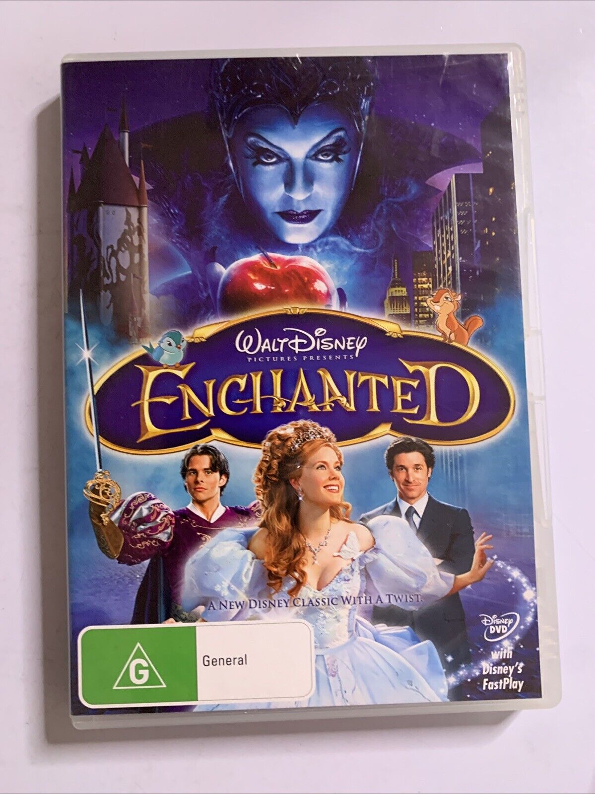 Enchanted Vcd Enchanted (DVD, 2007) Amy Adams, Susan Sarandon Disney Film Region 4 ...