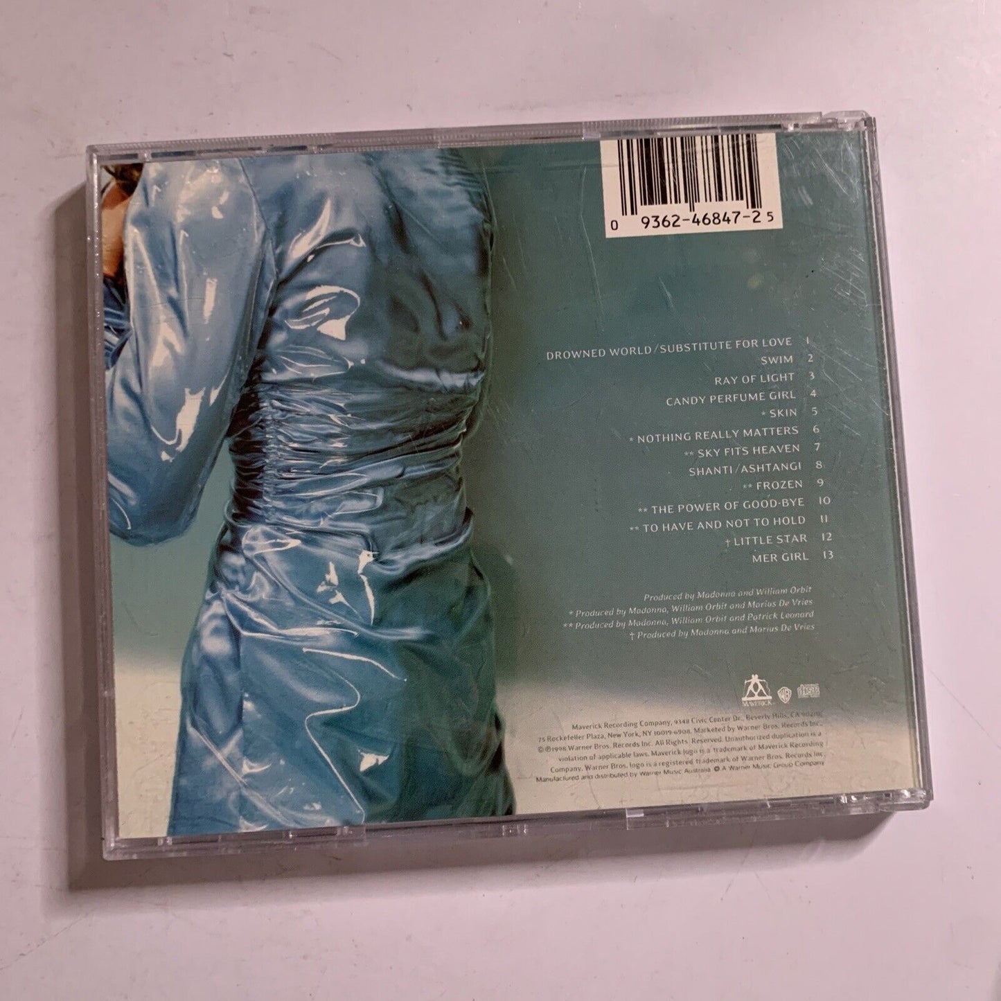 Ray of Light by Madonna (CD, 1998) Album Warner Bros Records