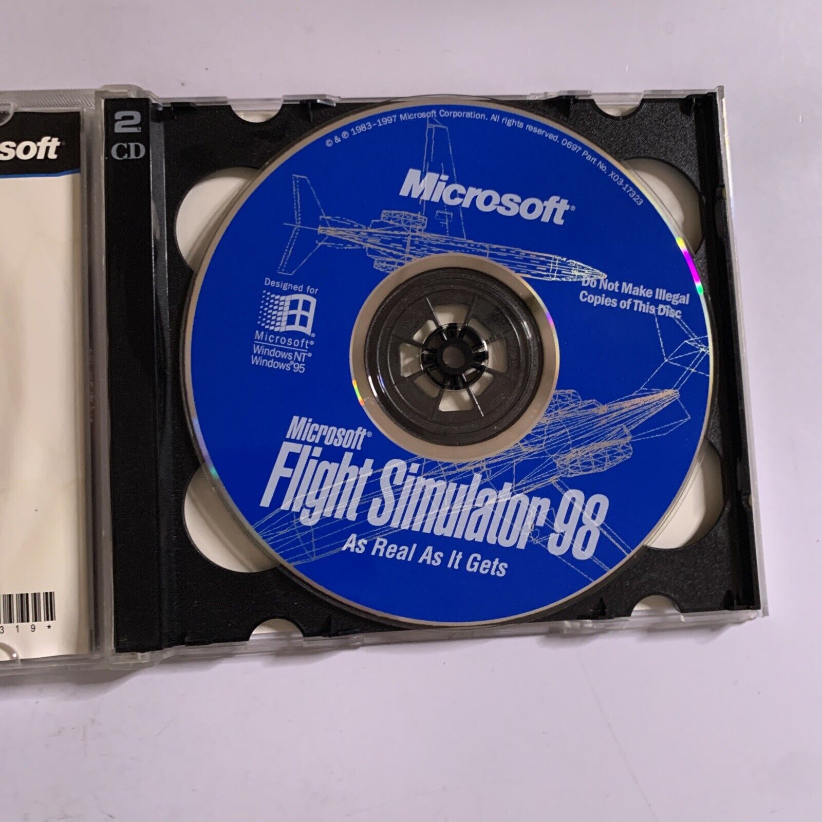 Flight Simulator 98 PC Windows Microsoft Game Retro Unit