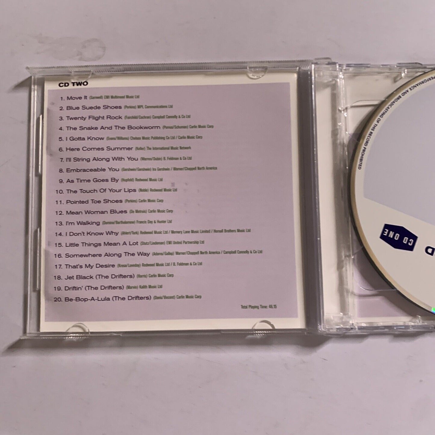 Cliff Richard & The Shadows – The Early Years (CD, 2010, Slip-case, 2-Disc Set)