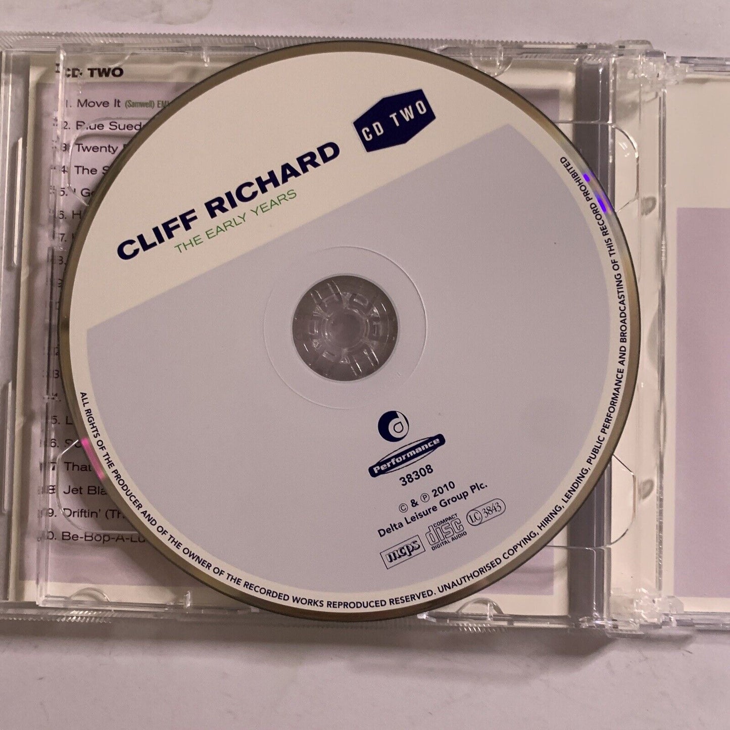 Cliff Richard & The Shadows – The Early Years (CD, 2010, Slip-case, 2-Disc Set)