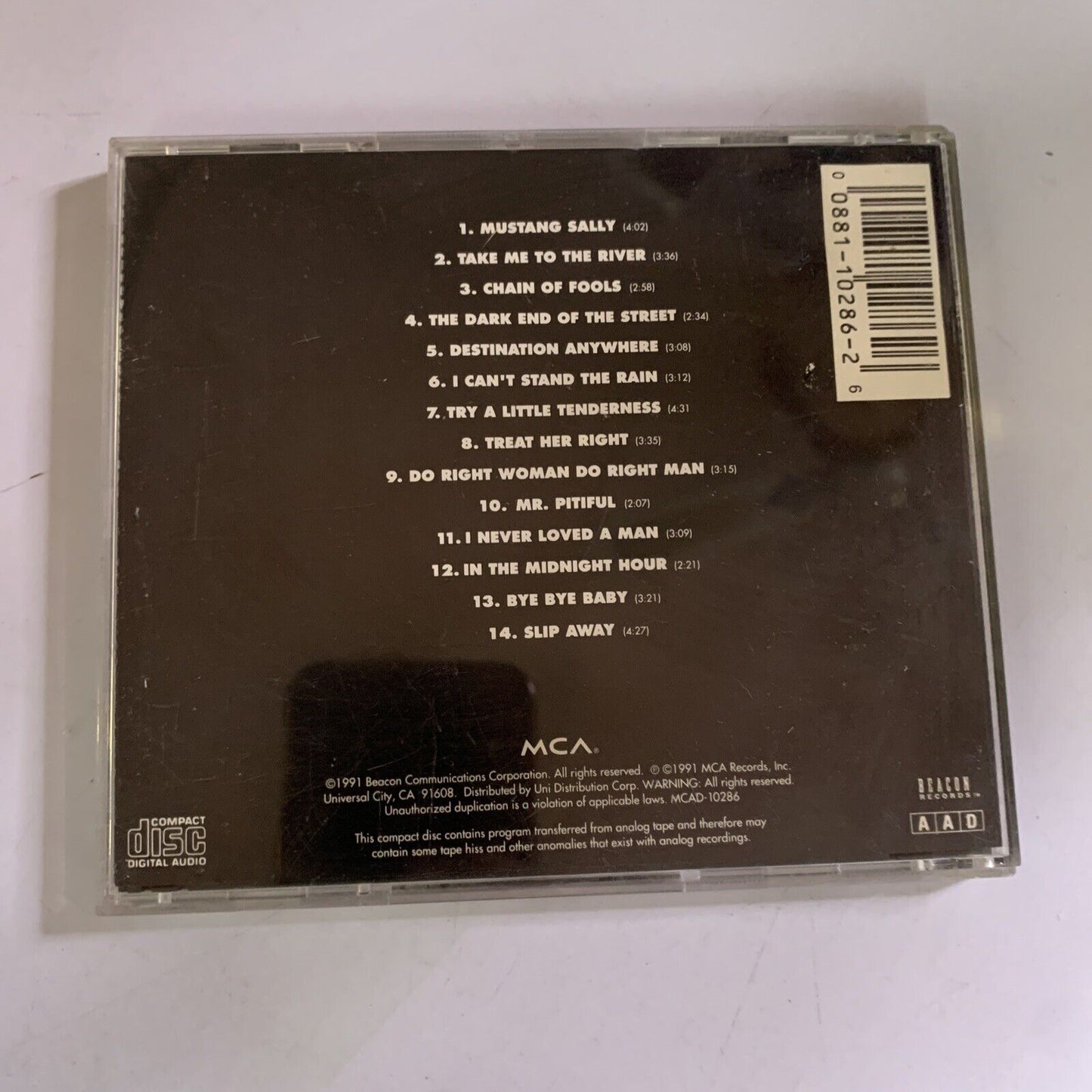 The Commitments Original Motion Picture Soundtrack (CD, 1991) Album