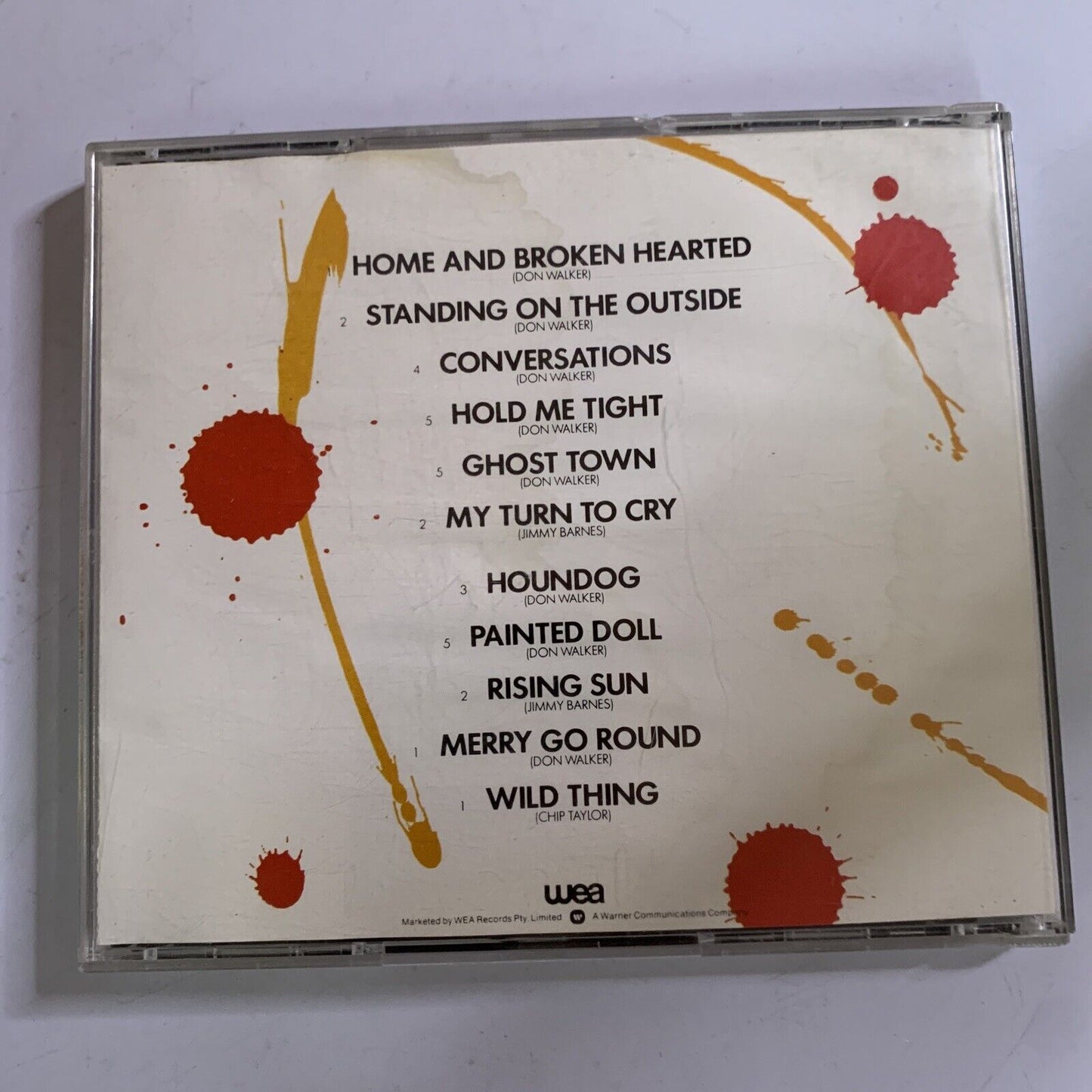 Cold Chisel – Razor Songs (CD, 1987) WEA Records 600148-2