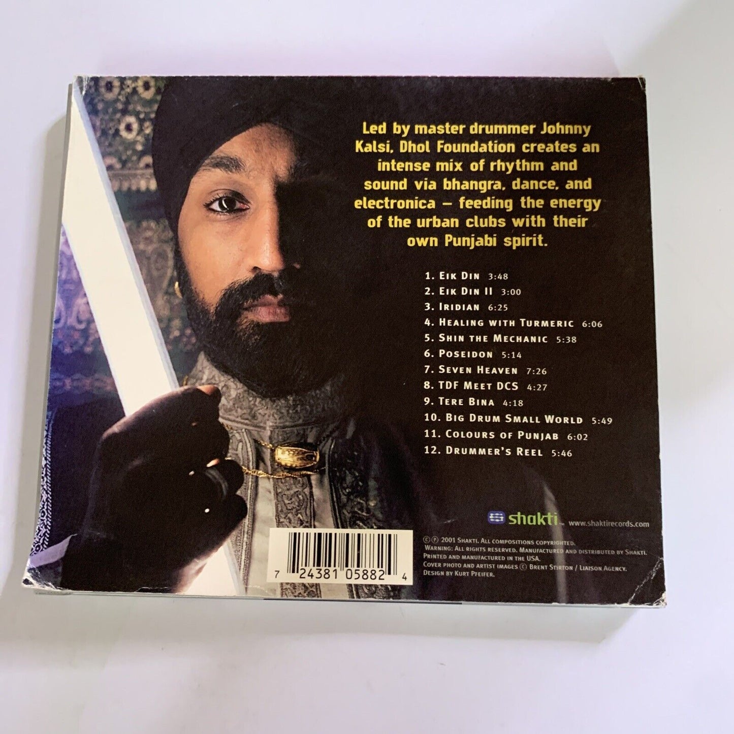 Big Drum: Small World by Dhol Foundation (CD, 2001)  *Signed Copy by Band