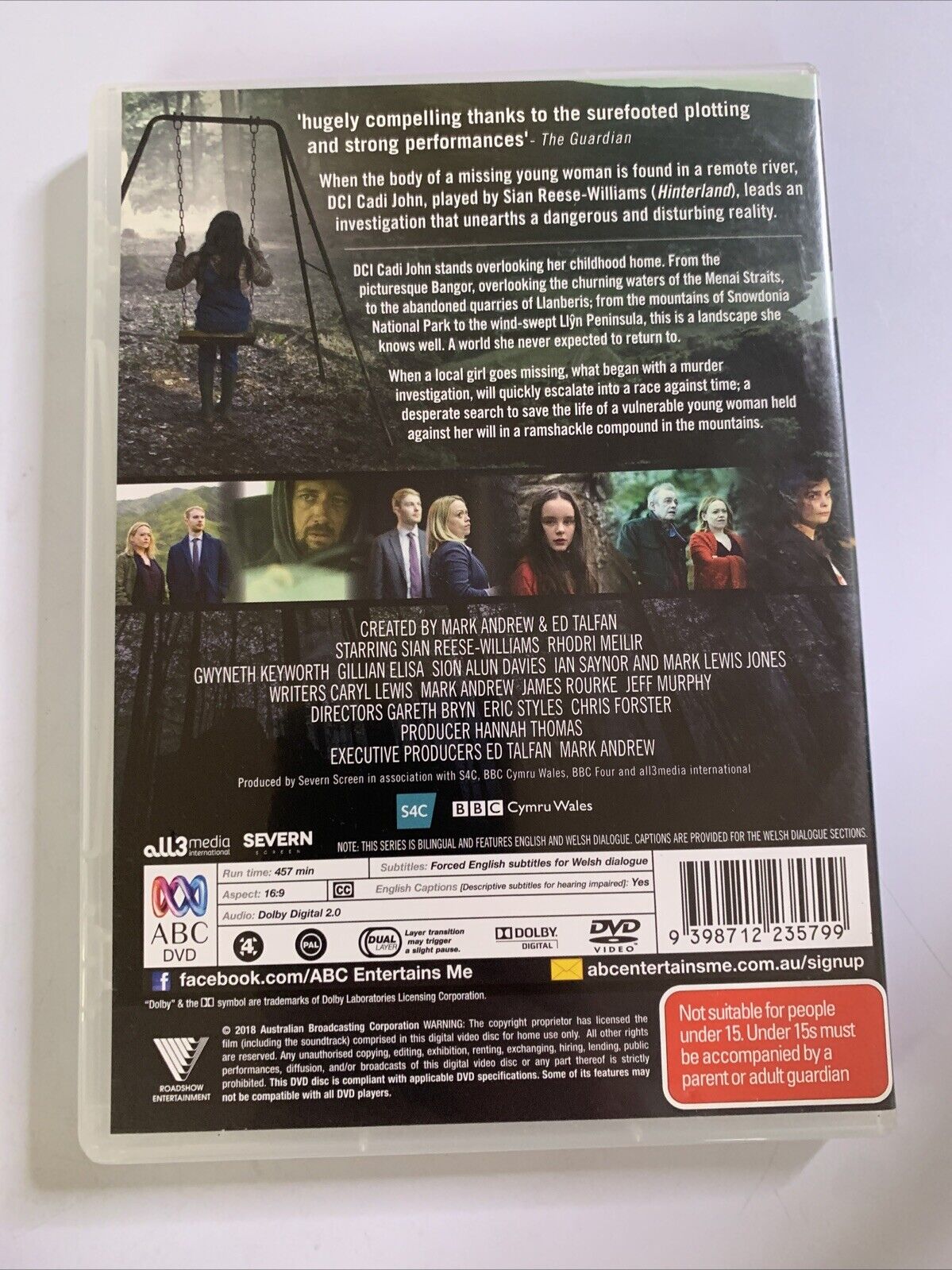 Hidden Season 1 (DVD, 2018) Sian Reese-Williams, Sion Alun Davies Region 4  NEW