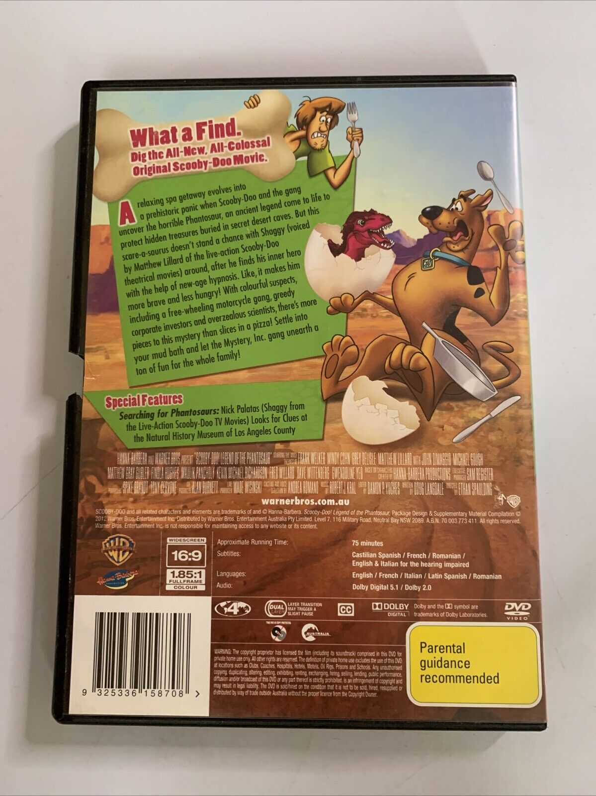 Scooby Doo Legend of the Phantosaur (DVD, 2011) Region 4