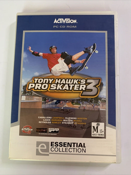 Tony Hawks Pro Skater 3 PC Windows CD-ROM Activision Game