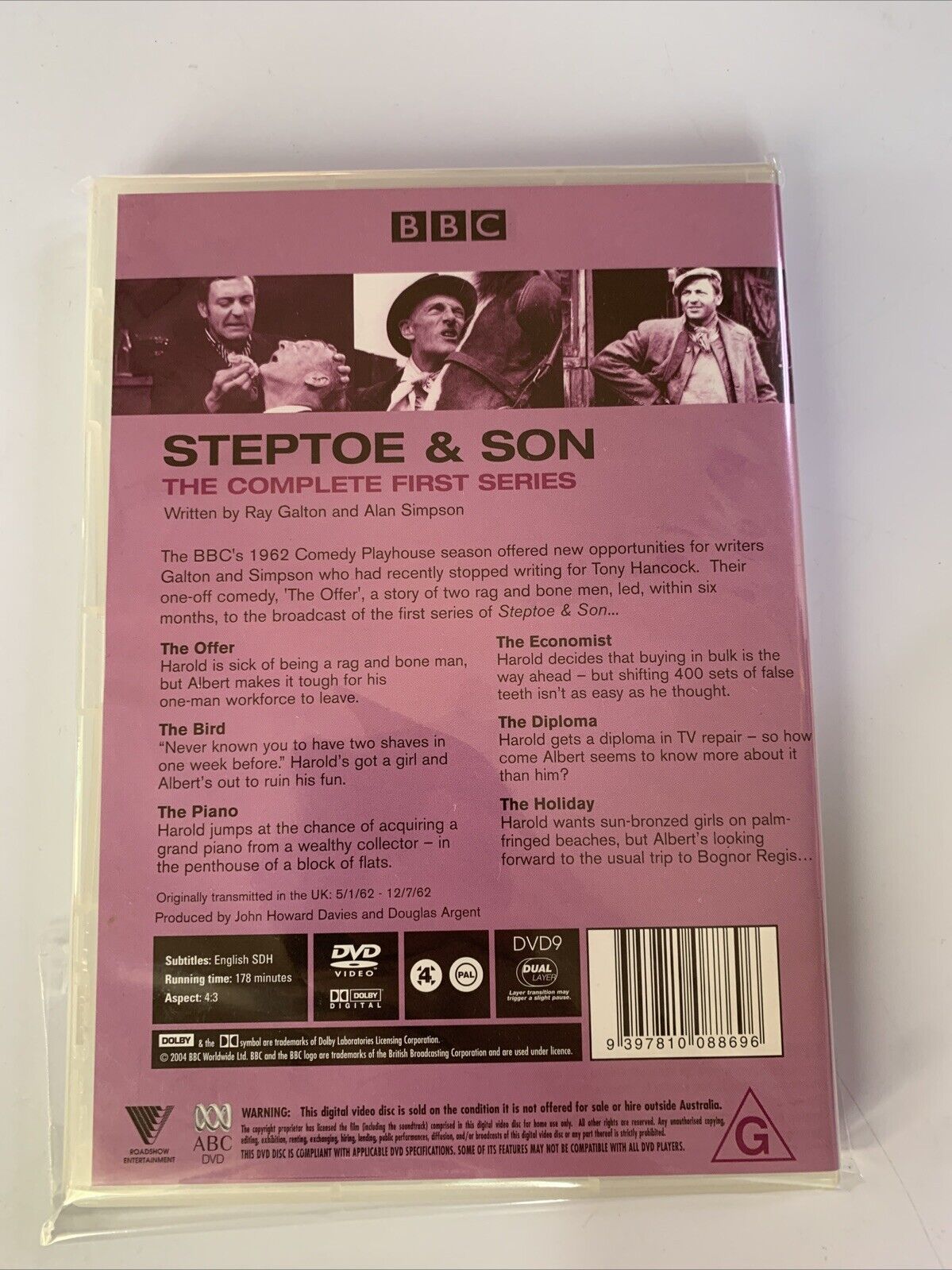 Steptoe and Son : Series 1 (DVD, 1962) BBC Comedy Region 4  NEW