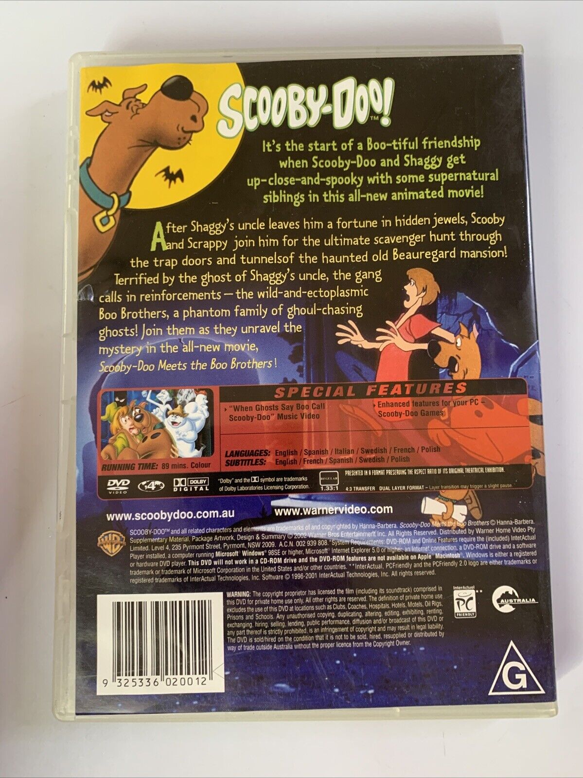 Scooby Doo Meets the Boo Brothers (DVD, 1988) Region 4