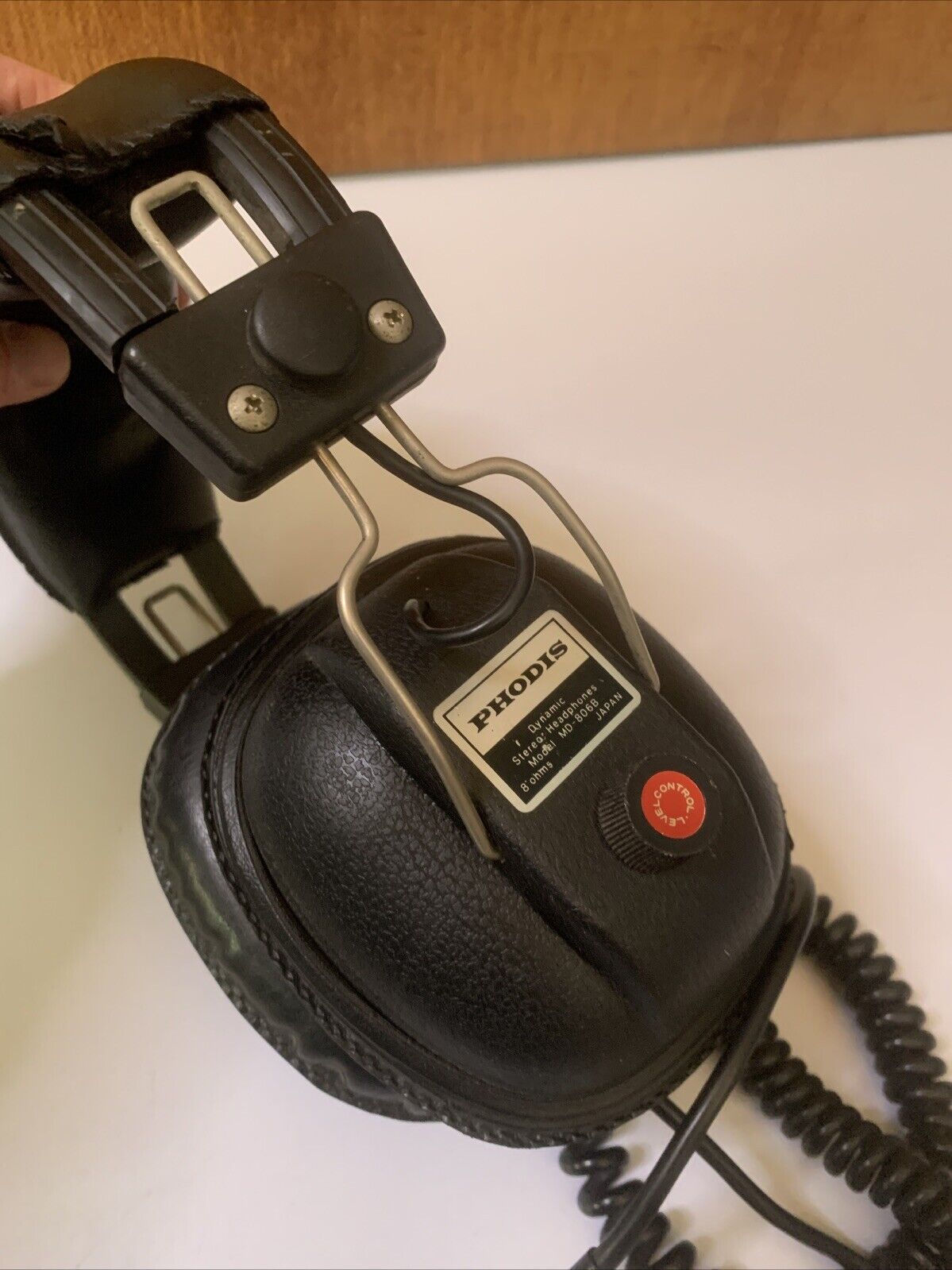 Phodis Headphones MD-806B 8 Ohms 1/4 inch Jack Made in Japan *Untested