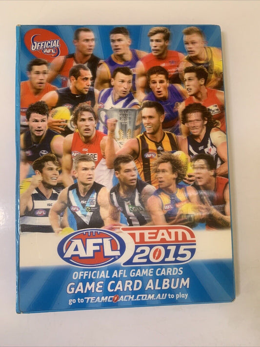 AFL Team 2015 Official Game Card Album with Cards