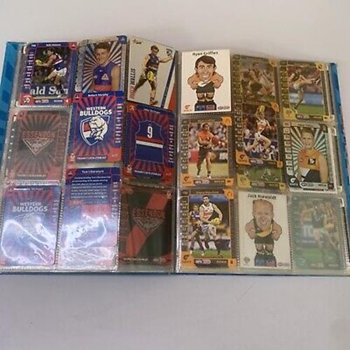 AFL Team 2015 Official Game Card Album with Cards
