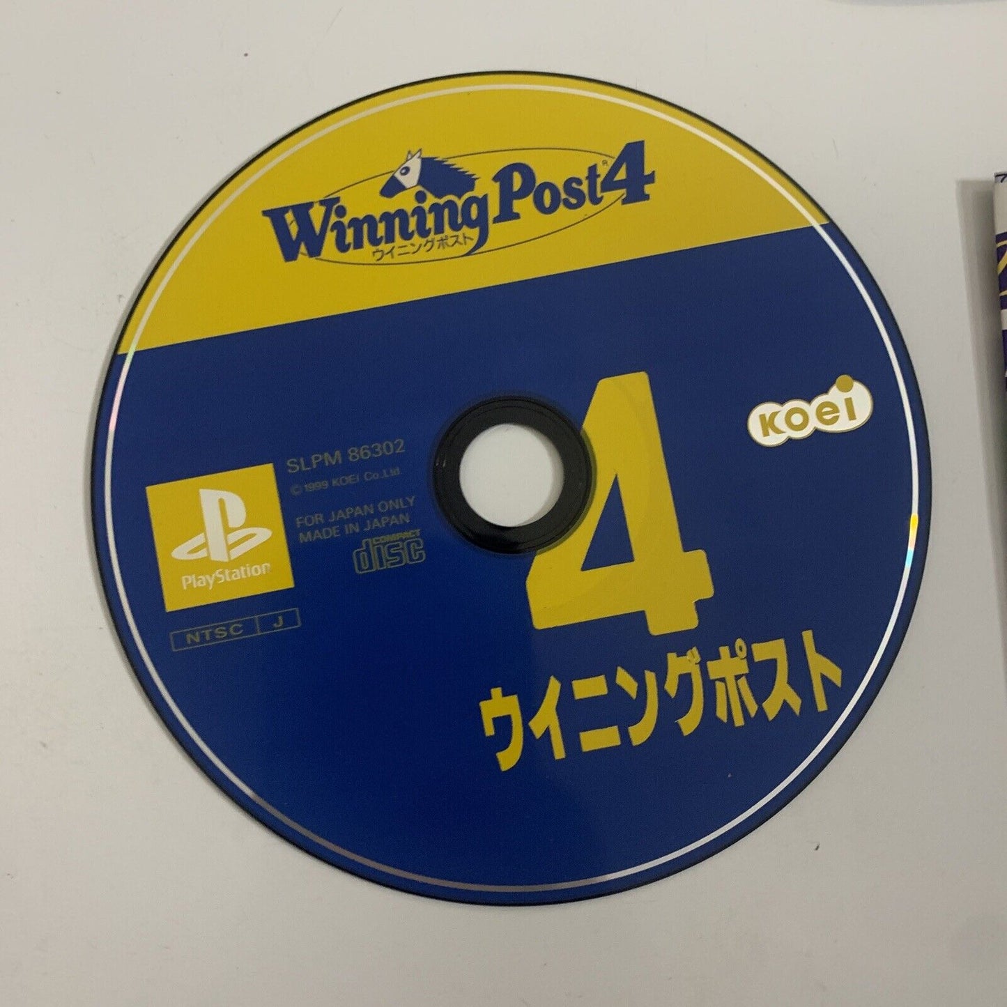 Winning Post 4  PS1 Sony PlayStation NTSC-J JAPAN Horse Racing Game Complete
