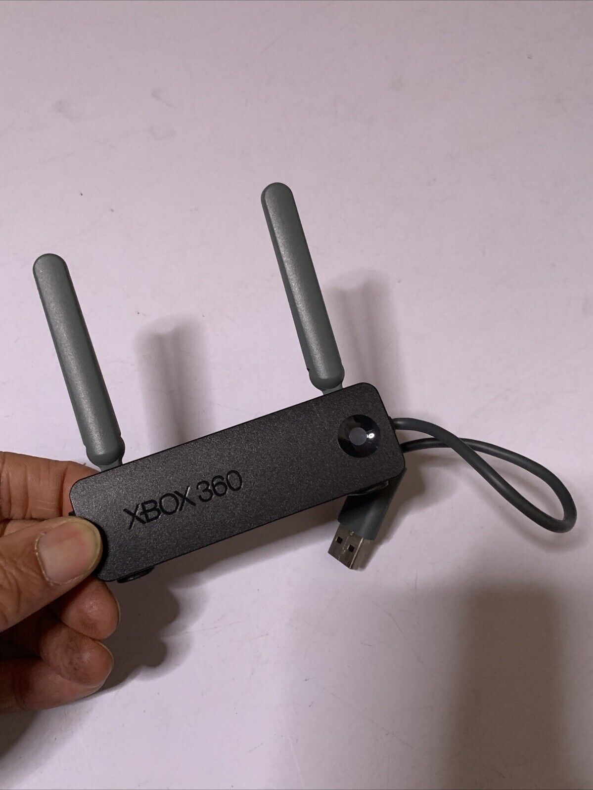 Genuine Microsoft XBOX 360 WiFi Wireless N Networking Adapter Dual Antenna USB