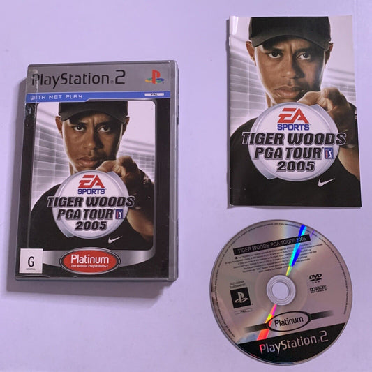 Tiger Woods PGA Tour 2005 PS2 PlayStation 2 EA Sports Golf PAL Game Complete