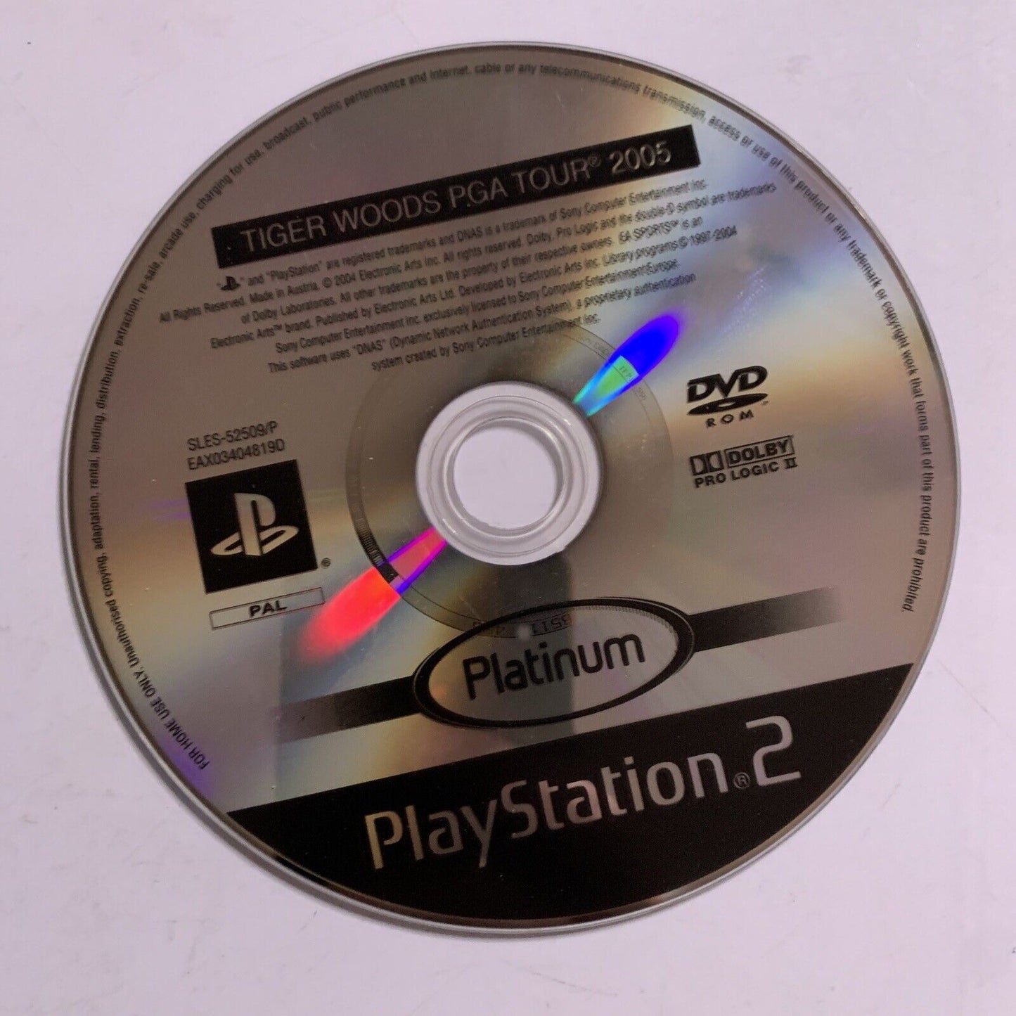 Tiger Woods PGA Tour 2005 PS2 PlayStation 2 EA Sports Golf PAL Game Complete