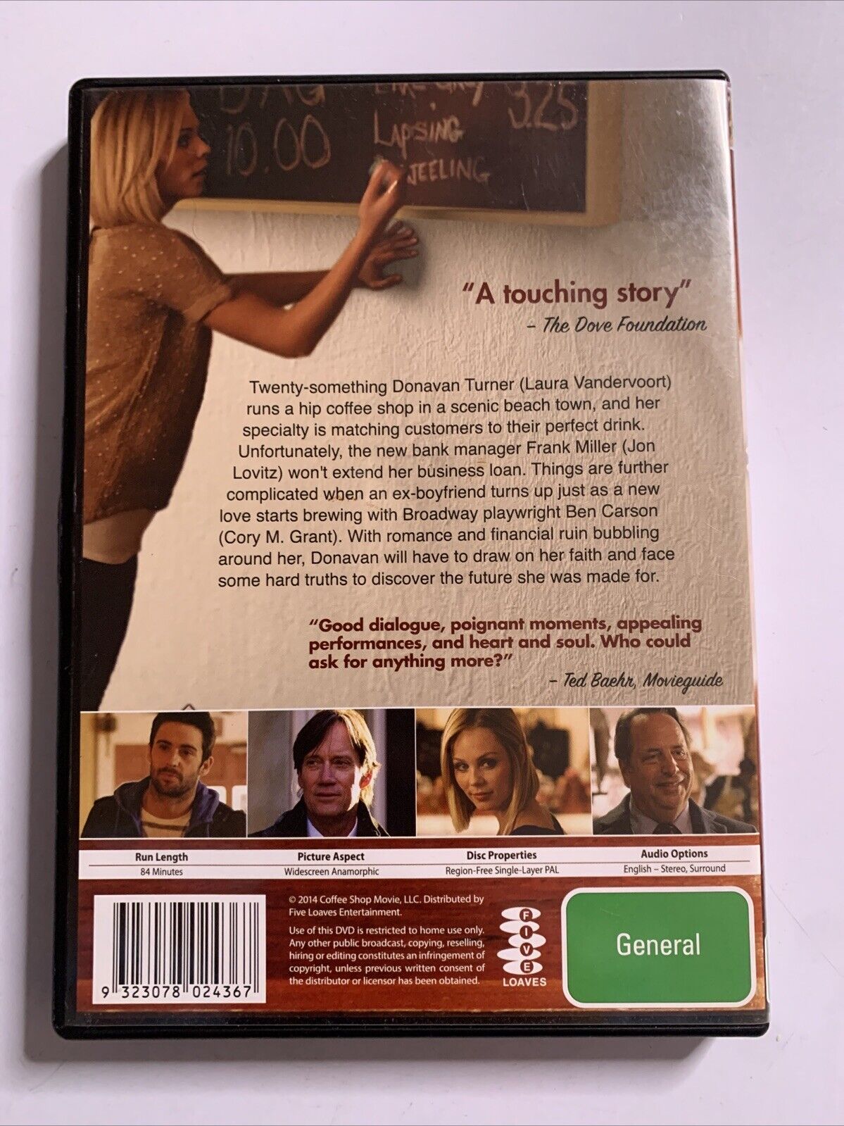 Coffee Shop (DVD, 2014) Laura Vanderwoort Kevin Sorbo  All Regions