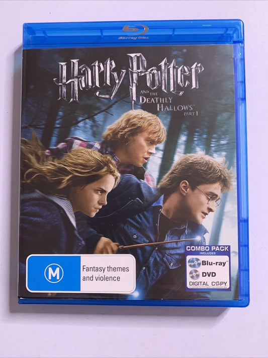 Harry Potter and the Deathly Hallows : Part 1 (Blu-ray, 4-Disc, 2010) Region B