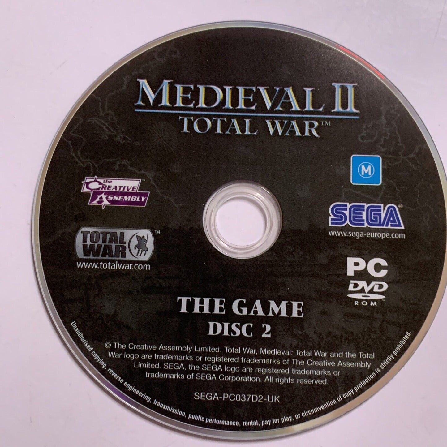 Medieval II Total War  PC DVD Windows Strategy SEGA 2006 Game Complete