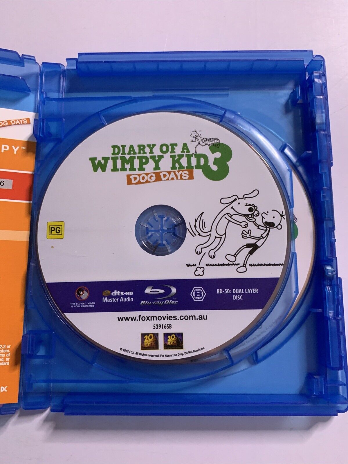 Diary Of A Wimpy Kid 3 : Dog Days (Blu-ray + DVD, 2012) Region B