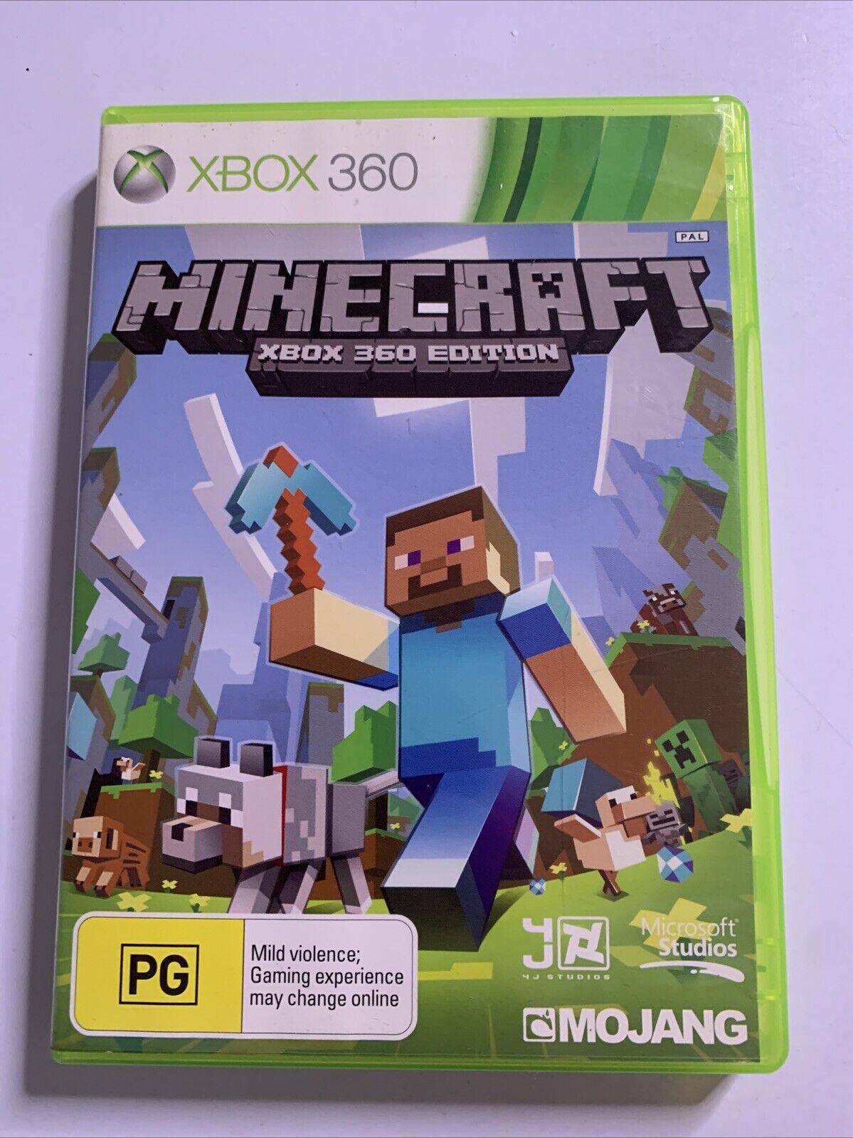 Minecraft Microsoft XBOX 360 2012 PAL Game – Retro Unit