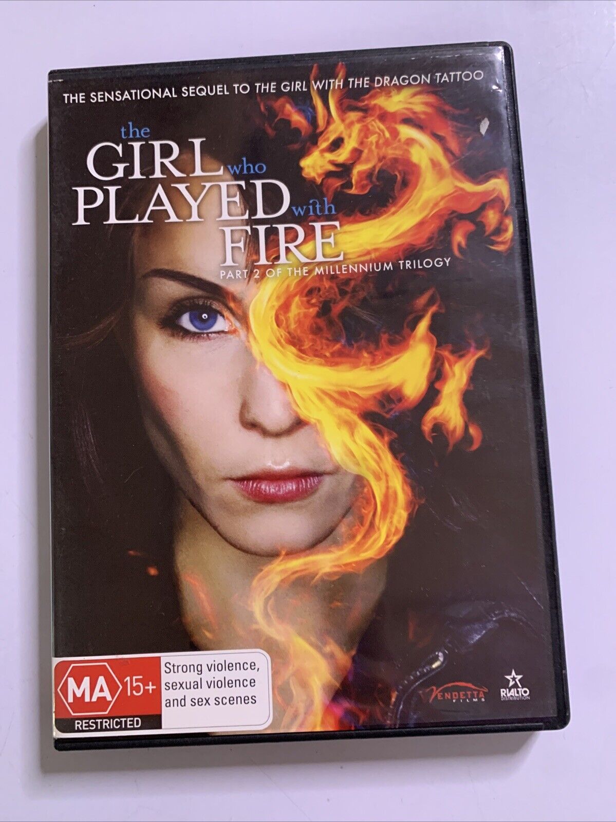 The Girl with the Dragon Tattoo + Played With Fire (DVD, 2009) Region 4