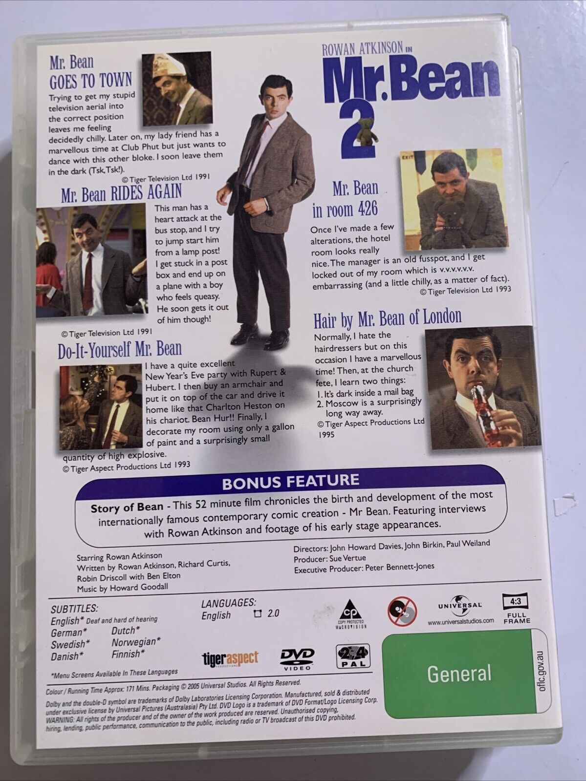 The Mr Bean Collection : Vol 1-3 (DVD, 1990) Region 4