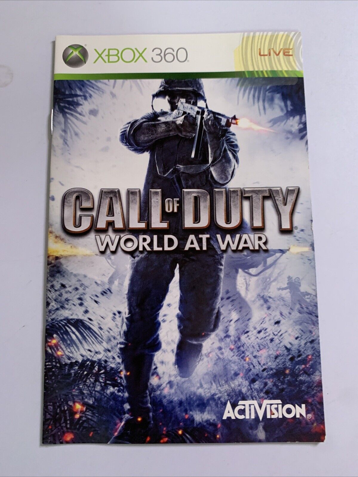 Call of Duty World At War  Microsoft XBOX 360 PAL Activision 2008 Game Complete