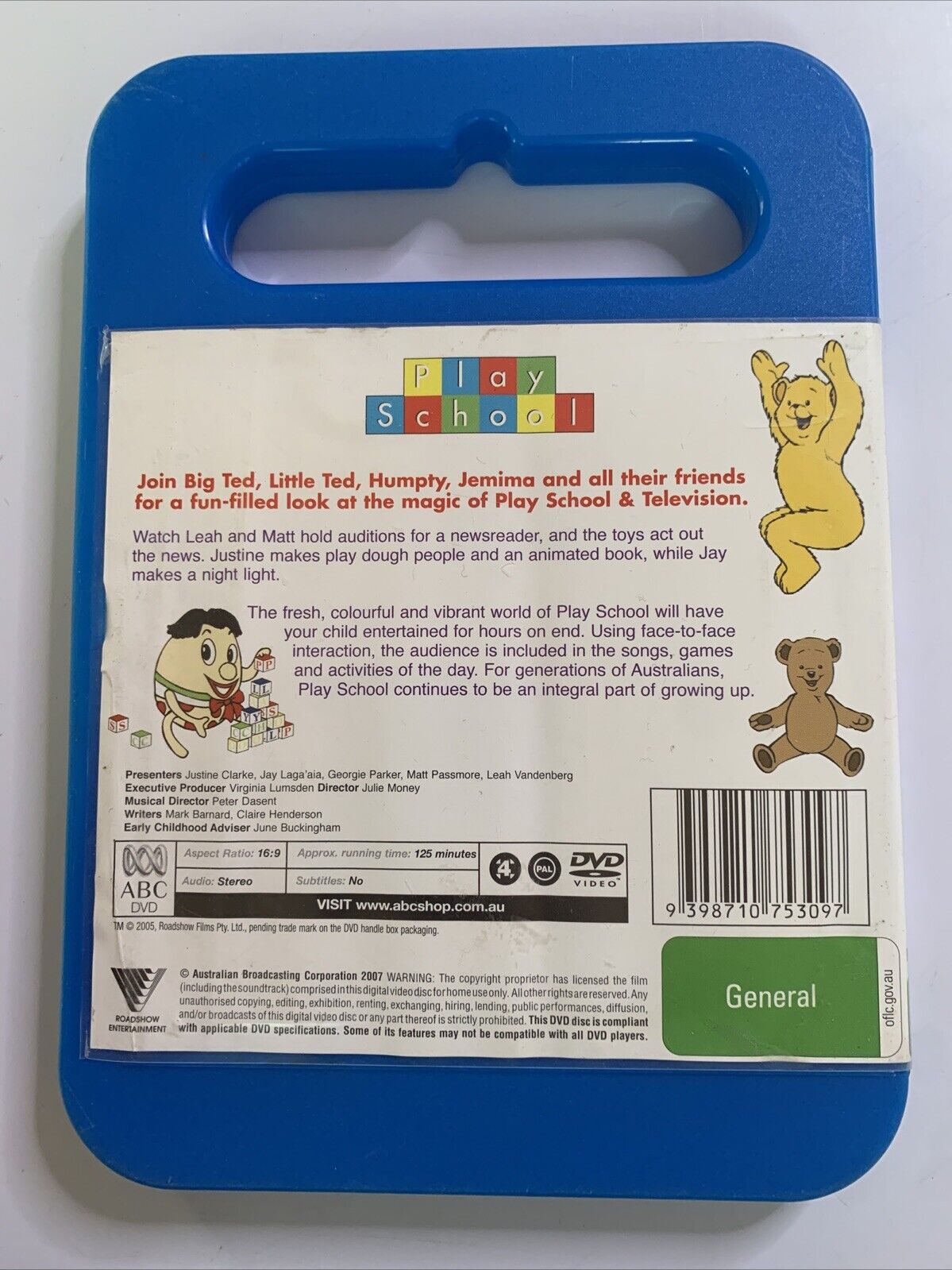 Play School Out of the Box (DVD, 2007) ABC for Kids  Region 4