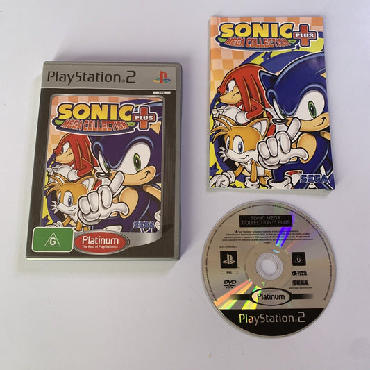 Sonic Mega Collection Plus  PS2 PlayStation 2 PAL SEGA 2003 Game Complete