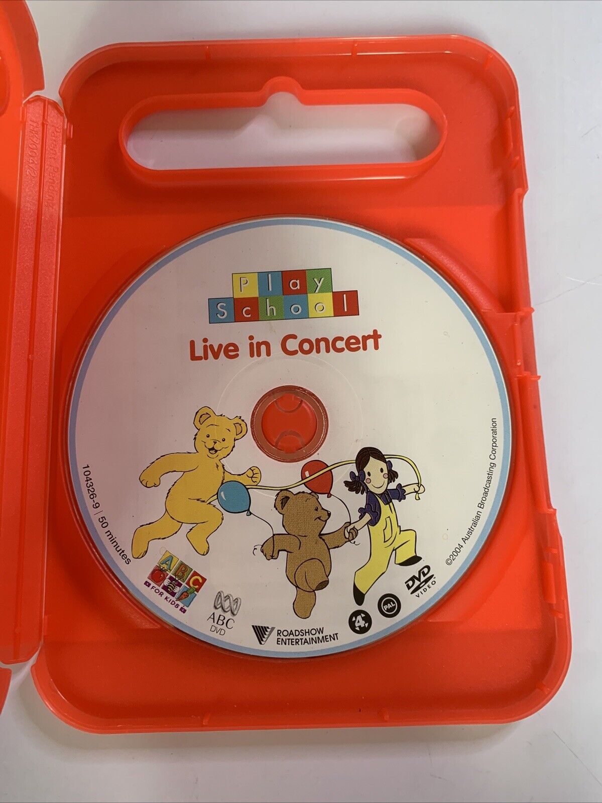 Play School Live Concert  (DVD, 2004)  ABC Kids  Region 4