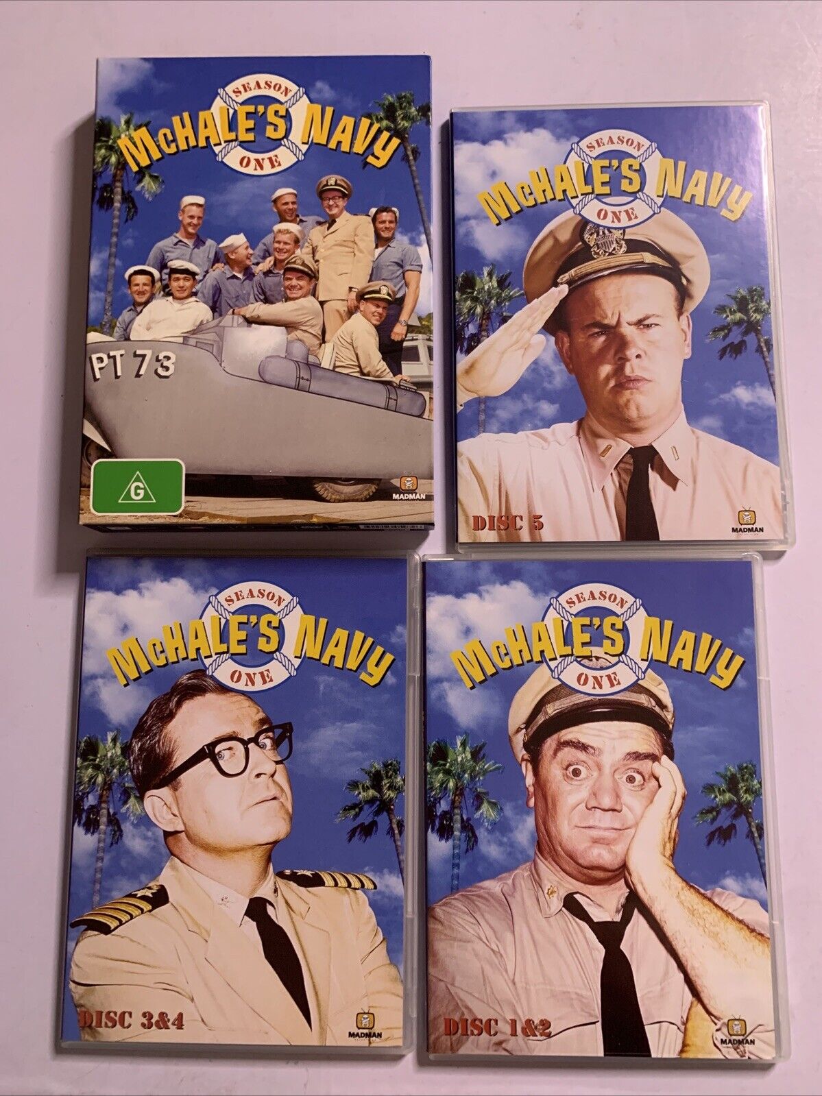 Mchale's Navy : Season 1 (DVD, 1962) Ernest Borgnine  Region 4
