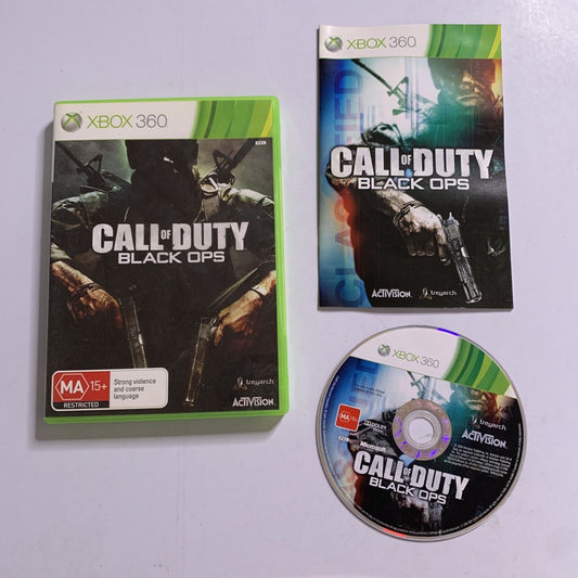 Call Of Duty Black Ops  Microsoft XBOX 360 PAL Shooter Game Complete