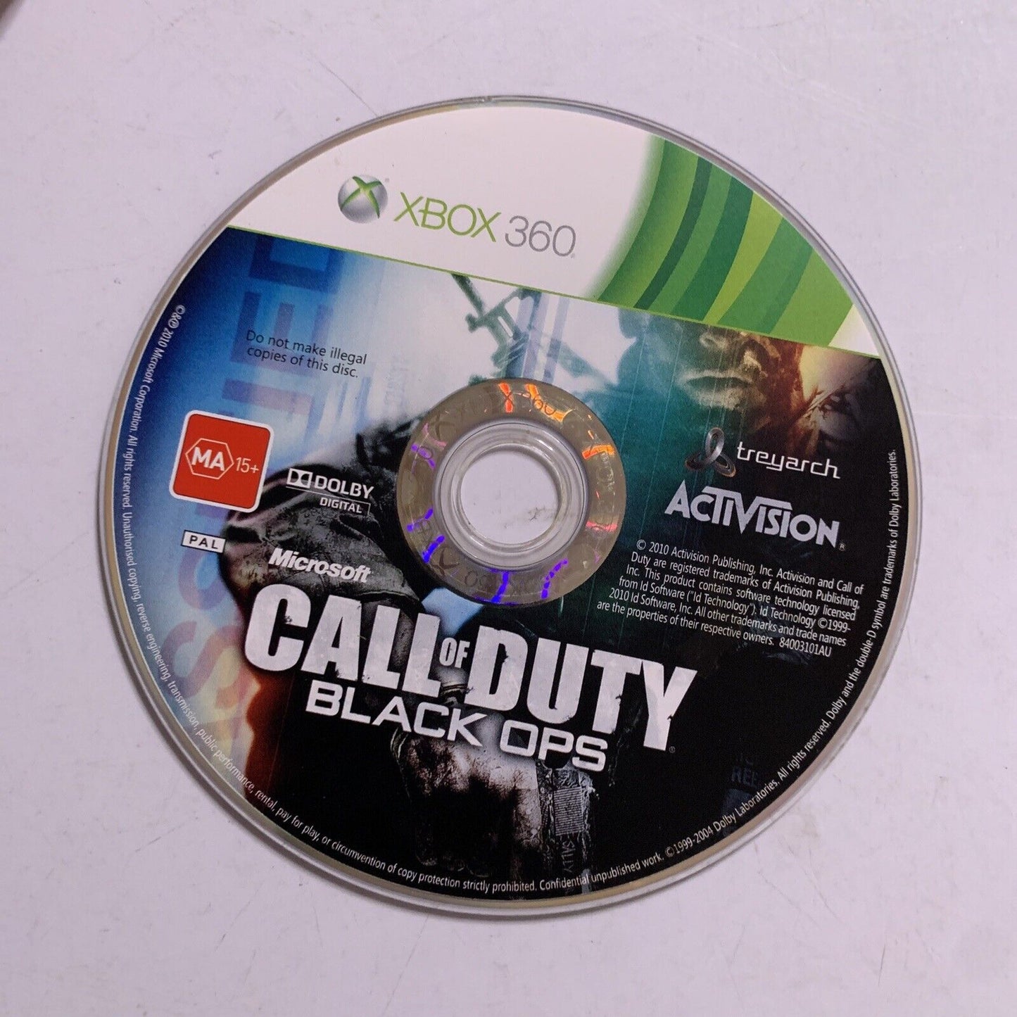 Call Of Duty Black Ops  Microsoft XBOX 360 PAL Shooter Game Complete