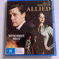 Allied (Blu-ray, 2016) Marion Cotillard, Brad Pitt  All Regions