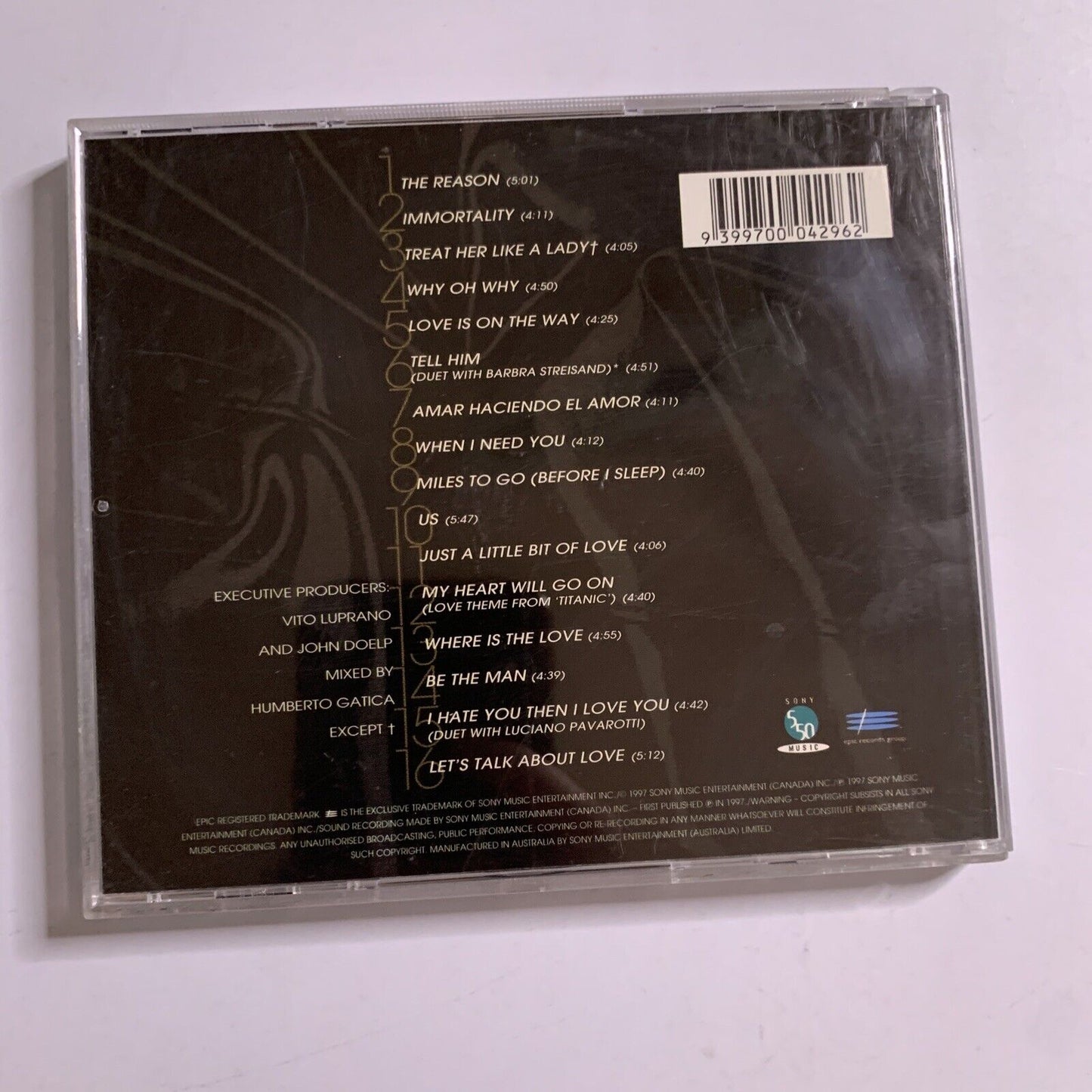 Celine Dion – Let's Talk About Love (CD, 1997) Album