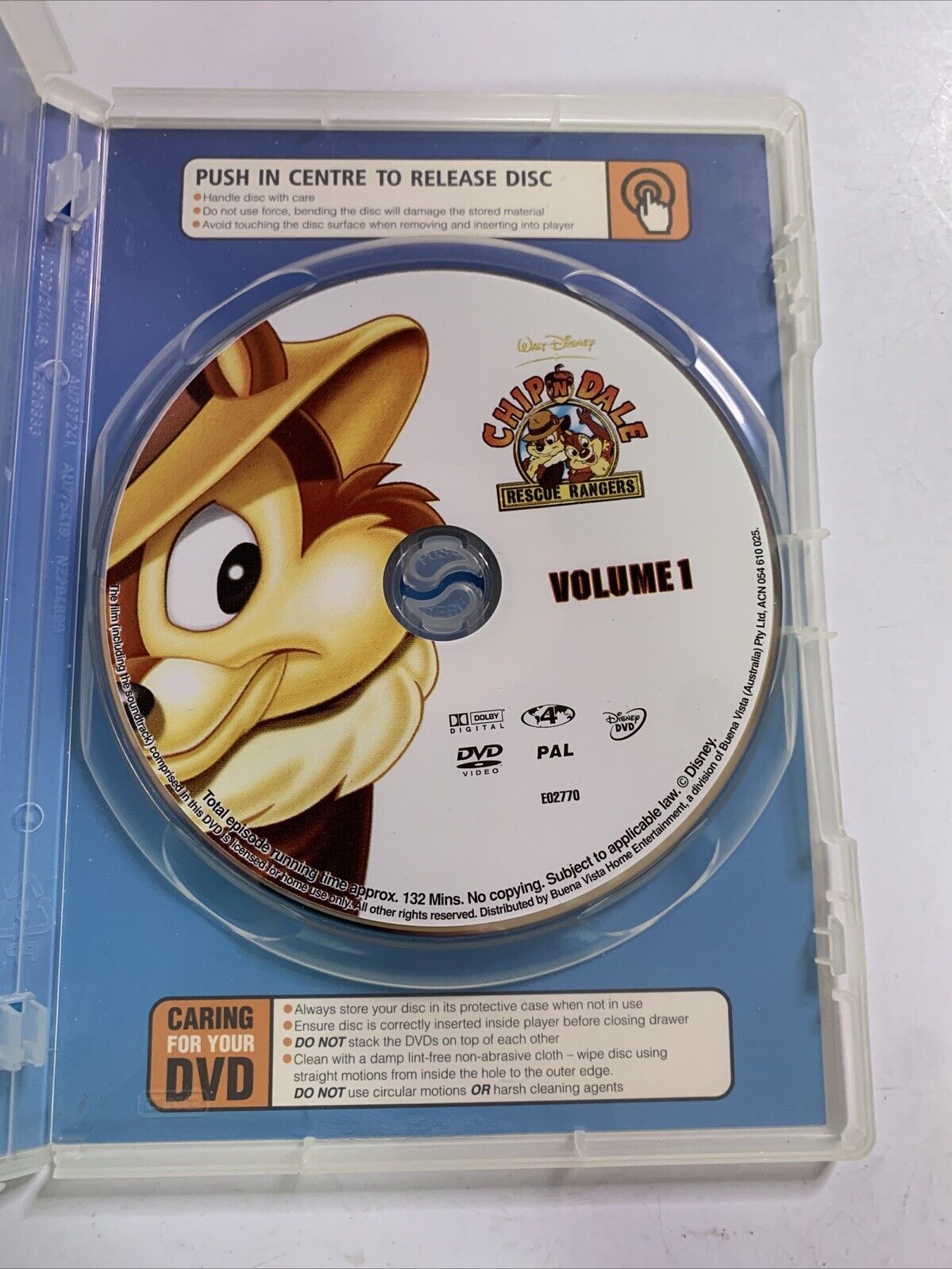 Chip 'n Dale Here Comes Trouble : Vol 1 (DVD, 2005) Disney Region 4