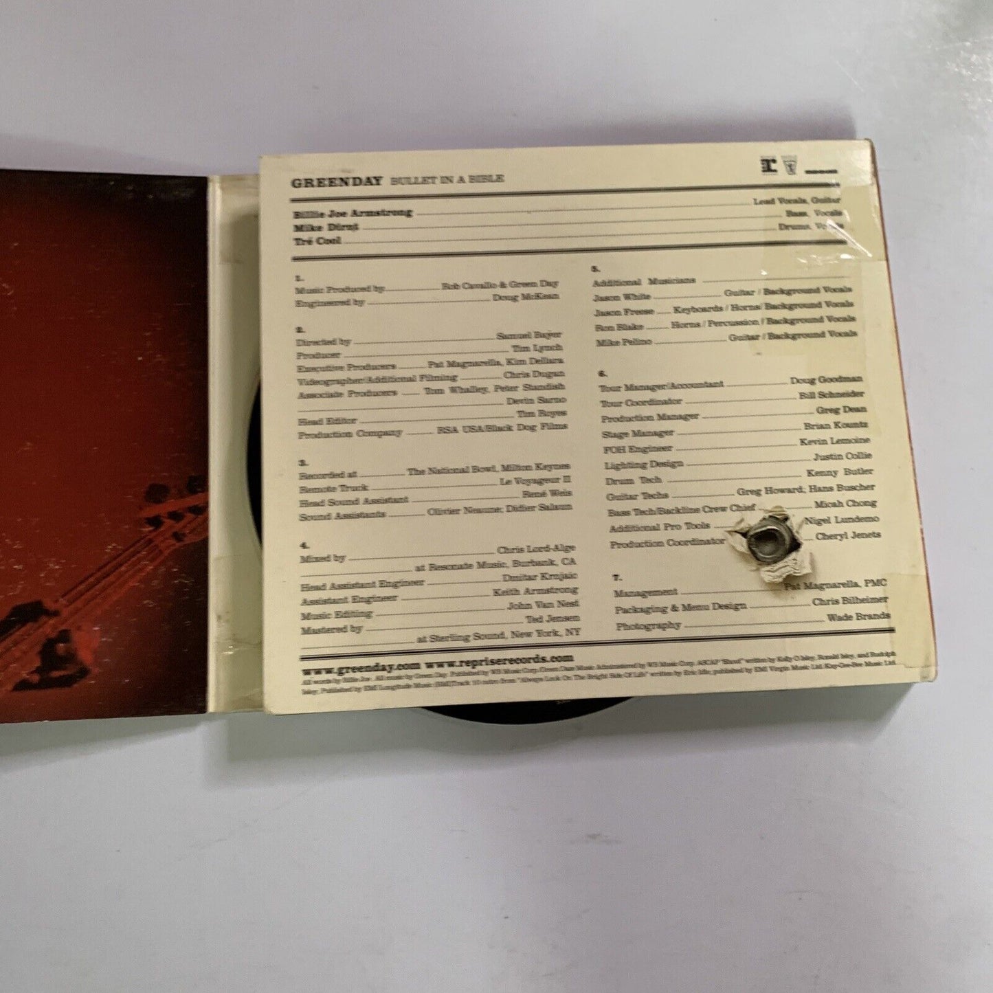 Bullet in a Bible by Green Day (CD + DVD, 2005) Digipak